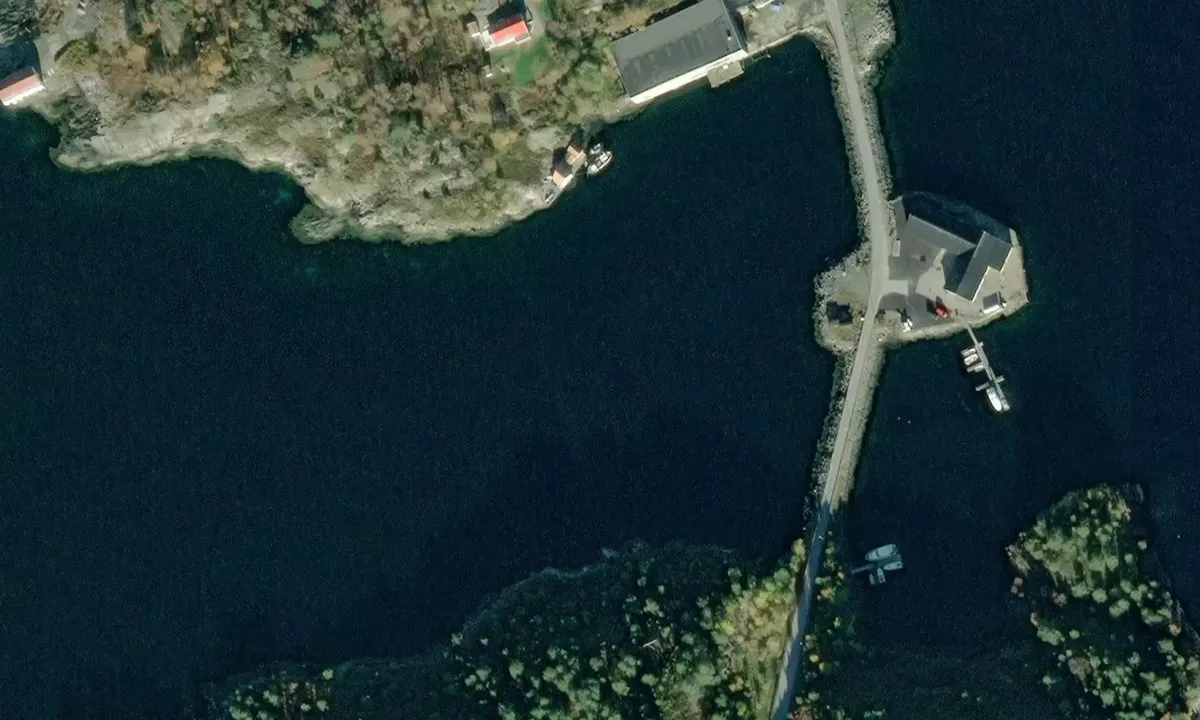 Satelite image of Straumsundet