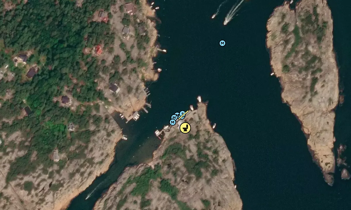 Satelite image of Strømtangen Fyr