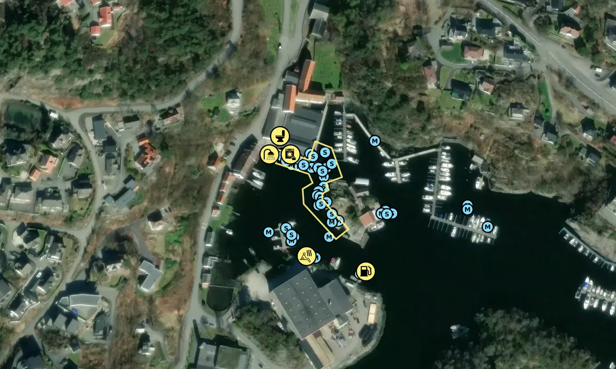 Satelite image of Strusshamn