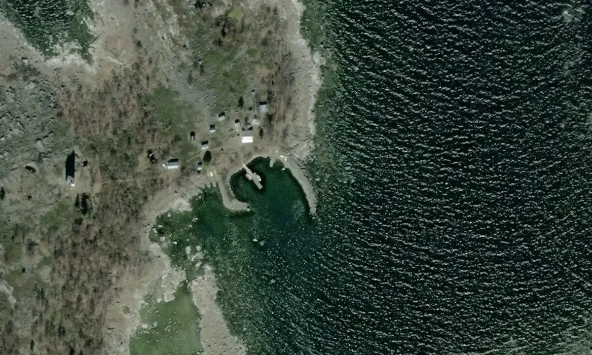 Satelite image of Stubben - Klippan