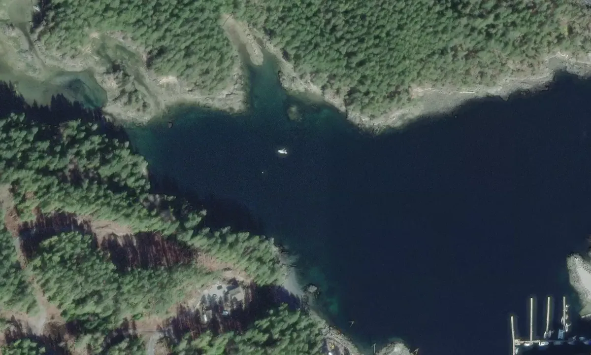Flyfoto av Sturt Bay Anchorage