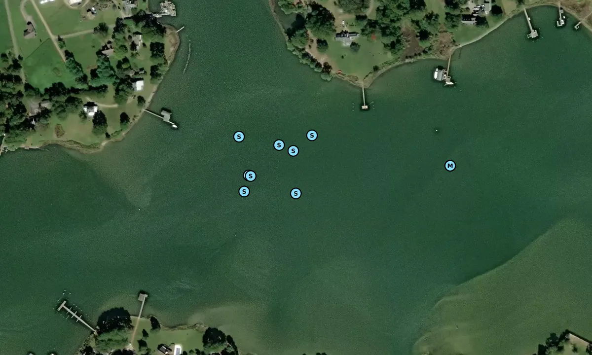 Satelite image of Stutts Creek