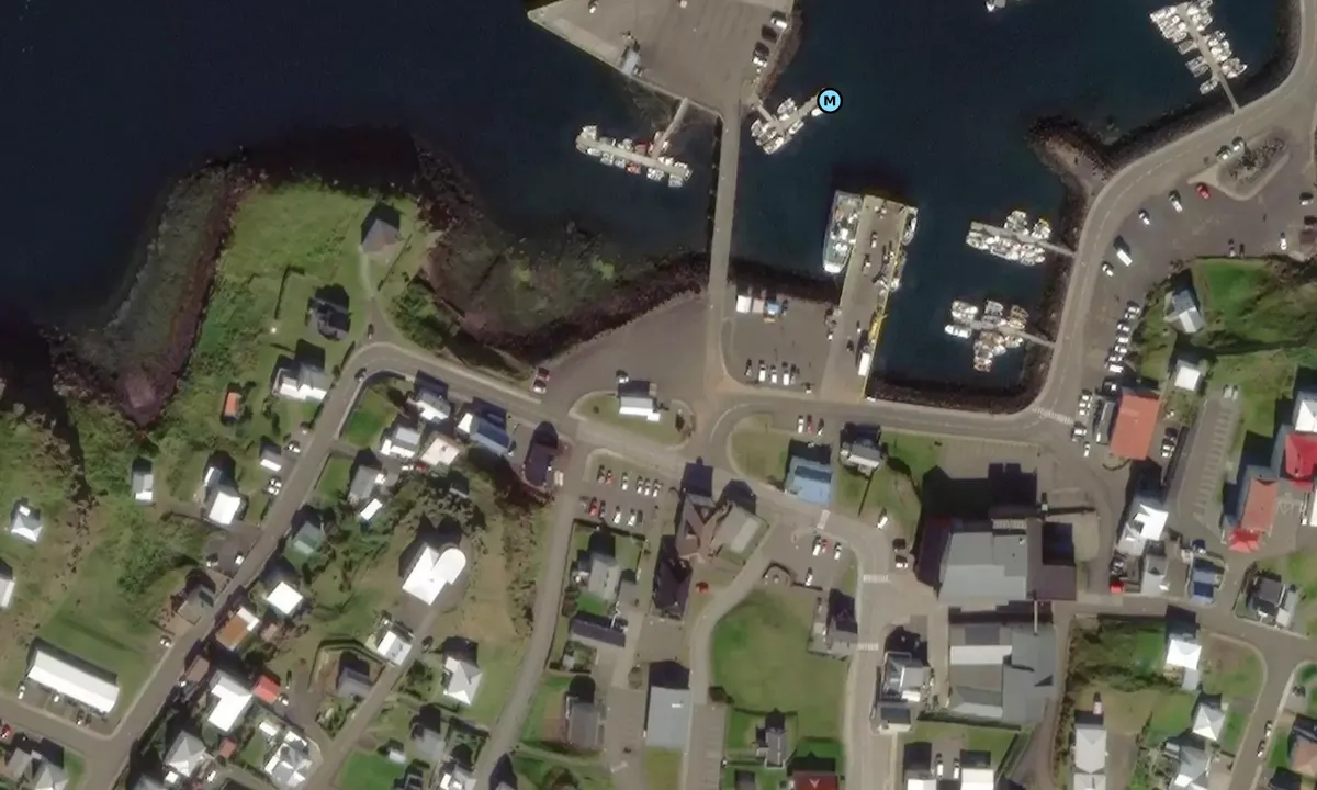Satelite image of Stykkisholmur
