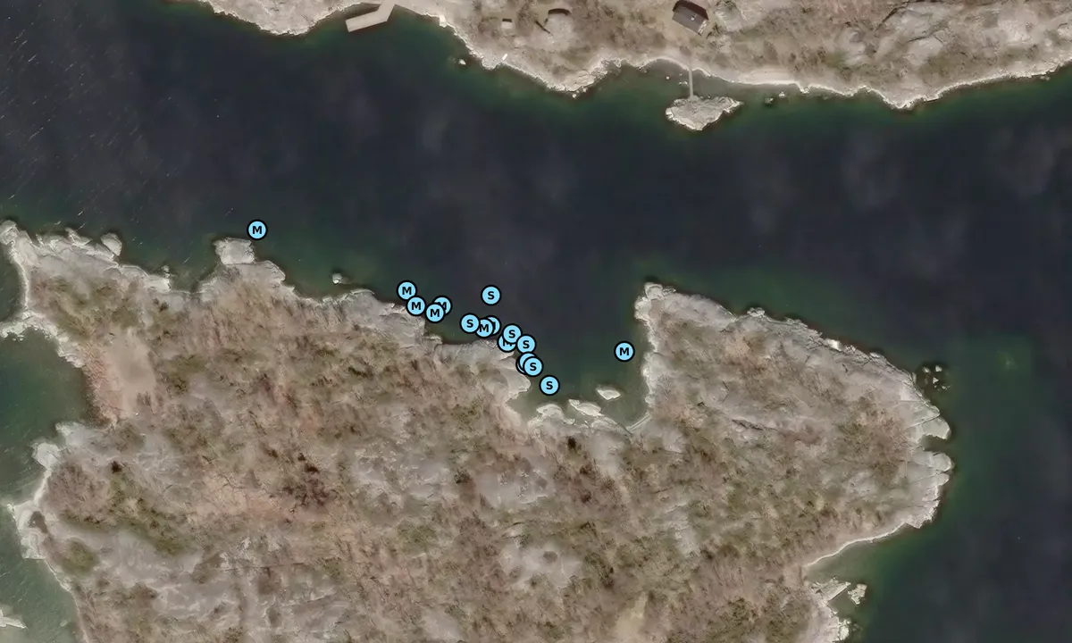 Satelite image of Styrjans hamn