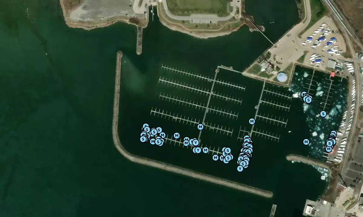 Satelite image of Sugarloaf Harbour Marina - Port Colborne