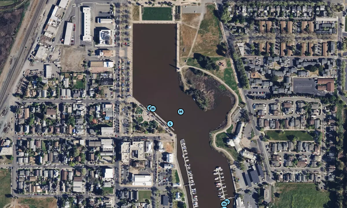 Satelite image of Suisun City Marina