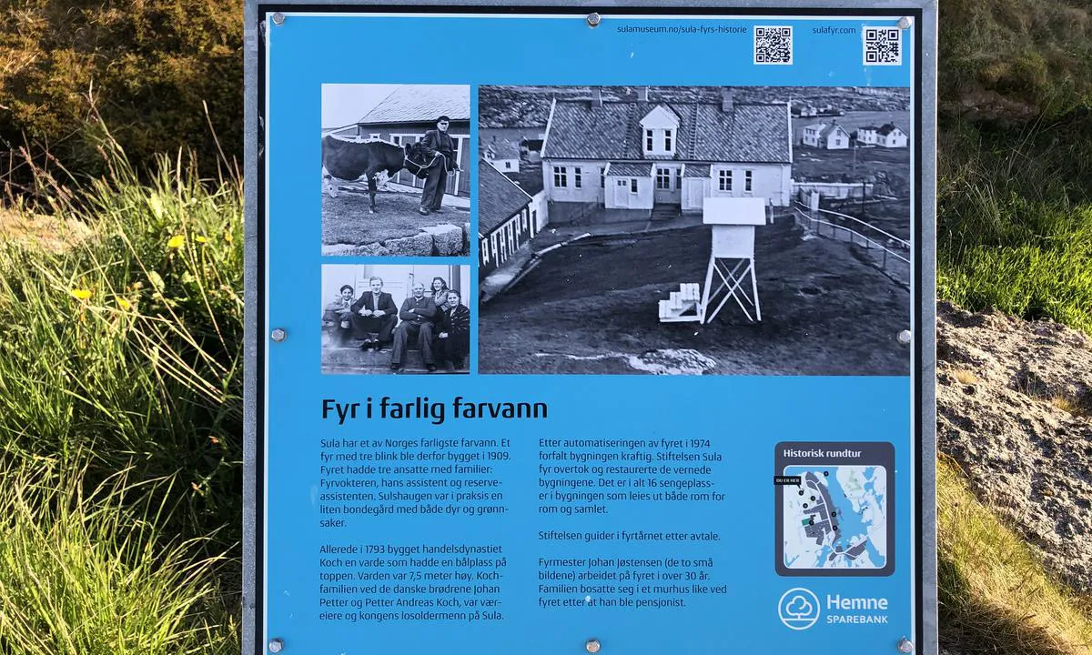 {"base": "no", "no": "Sula fyr: \u00abFyr i farlig farevann\u00bb.", "se": "Sula fyr: \u00abFyr i farligt farvatten\u00bb.", "en": "Sula lighthouse: \u00abLighthouse in dangerous waters\u00bb.", "da": "Sula fyr: \u00abFyr i farligt farvand\u00bb."}
