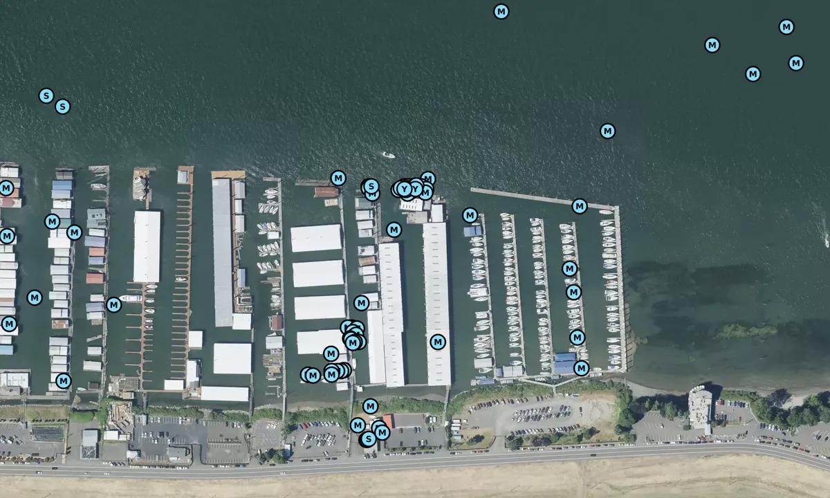 Satelite image of Sundance Yacht Moorage
