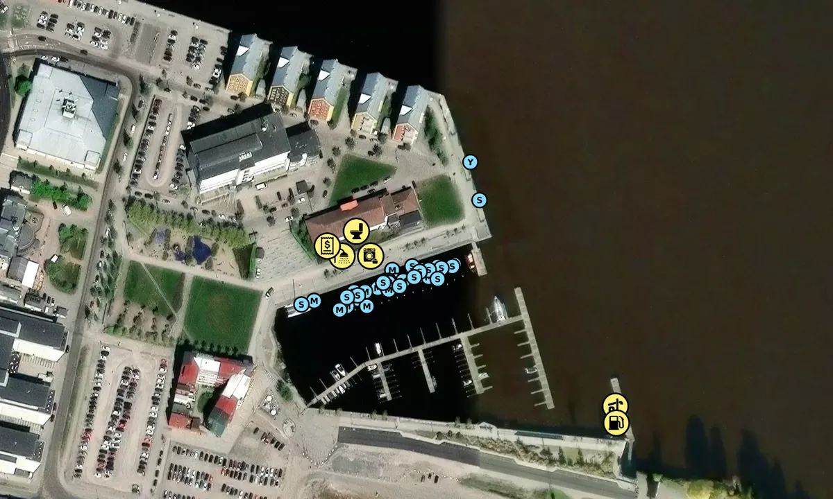 Satelite image of Sundsvalls Gästhamn