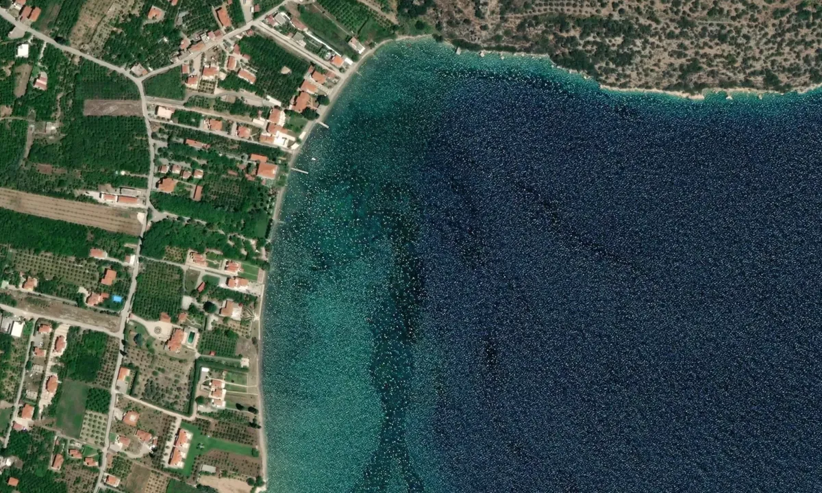 Flyfoto av Sunken City of Epidaurus