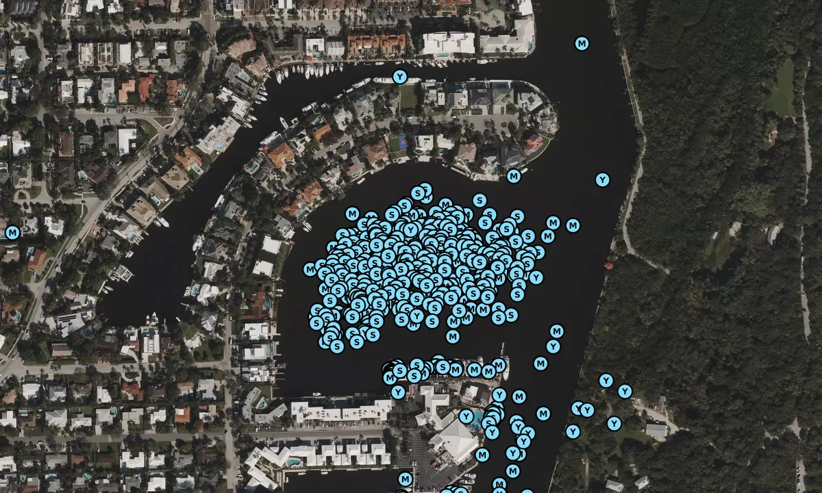 Satelite image of Sunrise Bay - Broward