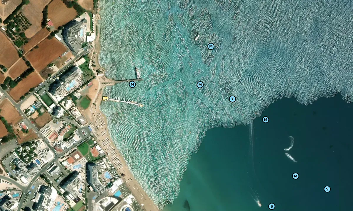 Satelite image of Sunrise Beach