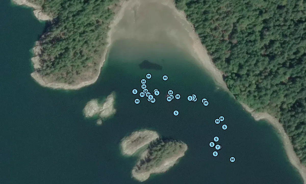 Satelite image of Susan Islets