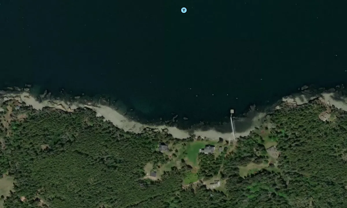 Satelite image of Sutton Island
