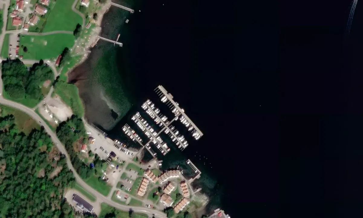Flyfoto av Svanesunds Båtklubb