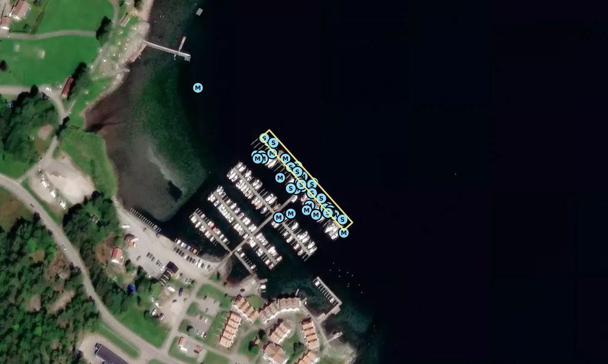 Satelite image of Svanesunds Båtklubb