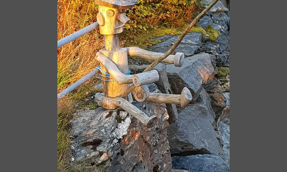 Svanøybukt: {"base": "no", "no": "Trefigur p\u00e5 Svan\u00f8y.", "se": "Tr\u00e4figur p\u00e5 Svan\u00f8y.", "en": "Wooden figure at Svan\u00f8y.", "da": "Trefigur p\u00e5 Svan\u00f8."}