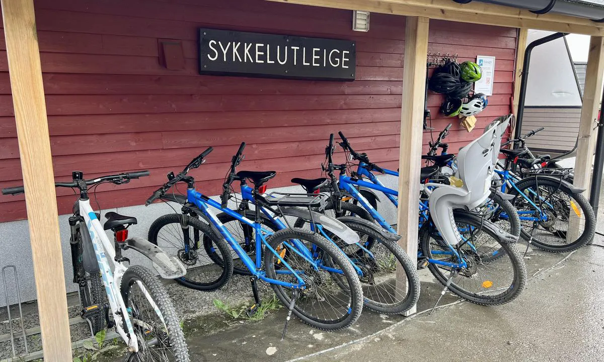 Svanøybukt: Bike rental in shop Svanøy