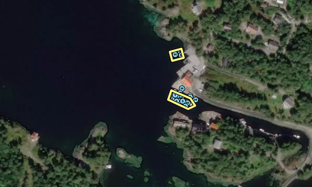 Satelite image of Svanøybukt