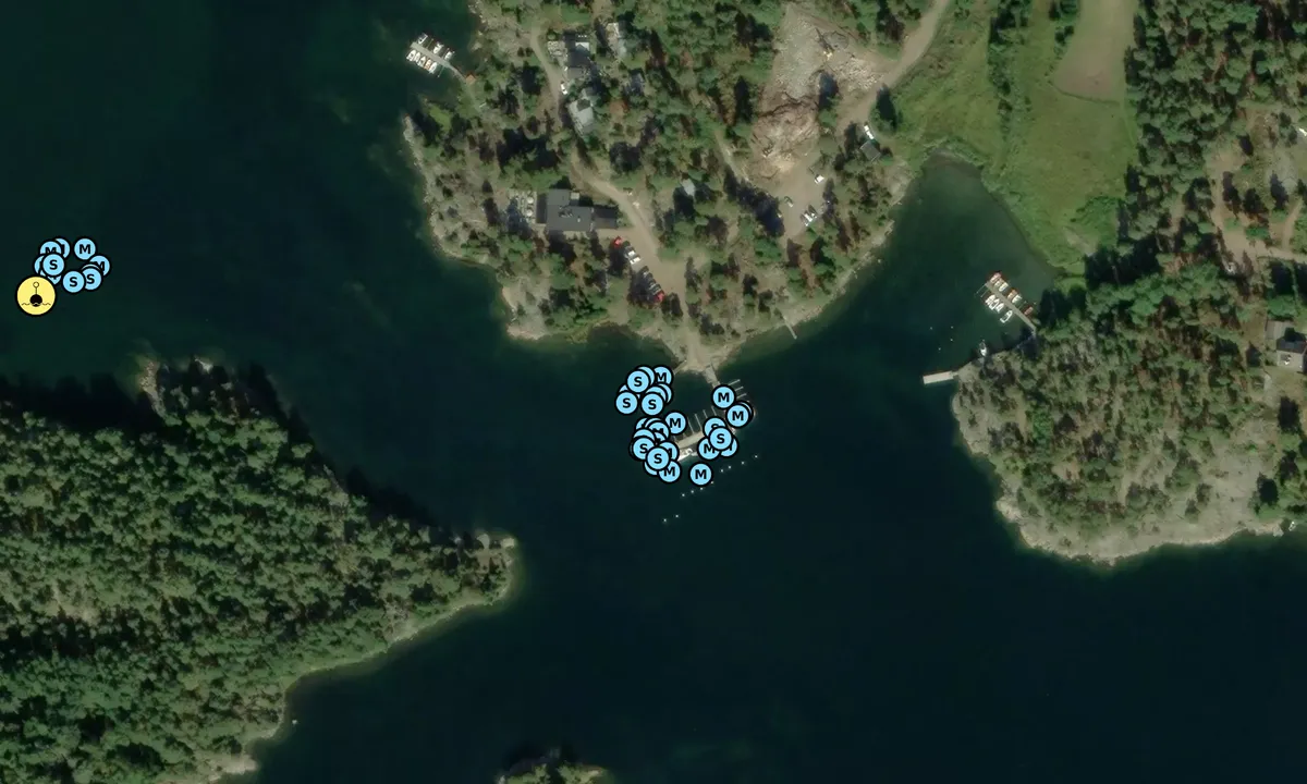 Satelite image of Svärdsklova