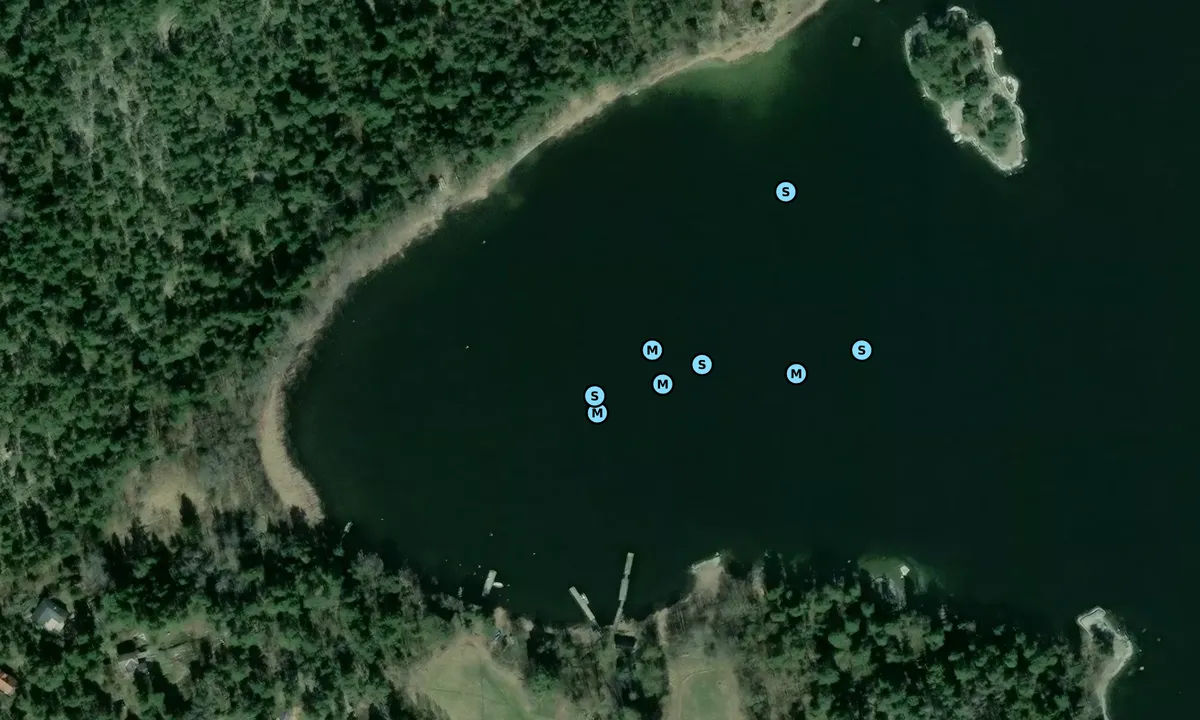 Satelite image of Svartsö Island