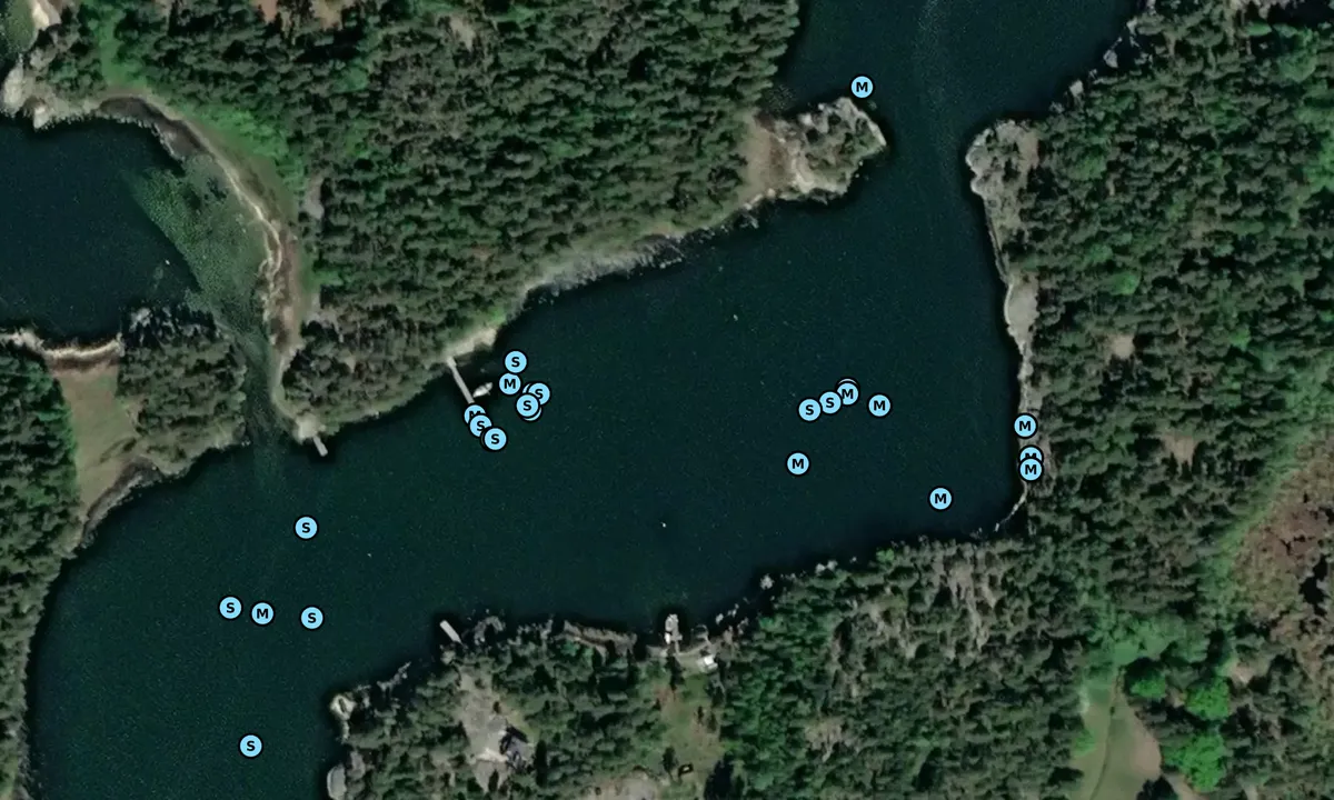 Satelite image of Svartsö - Kalviken