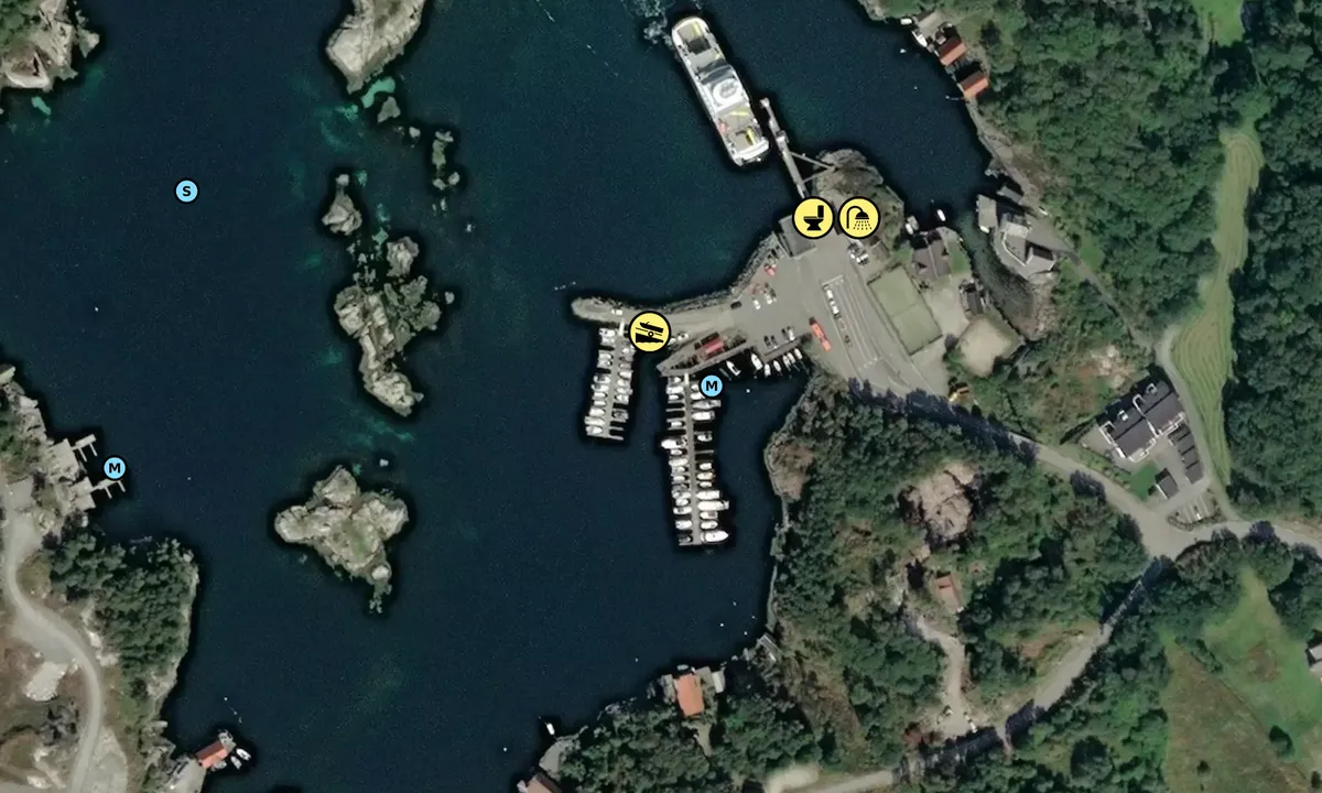 Satelite image of Sveio Båtforening - Buavågen