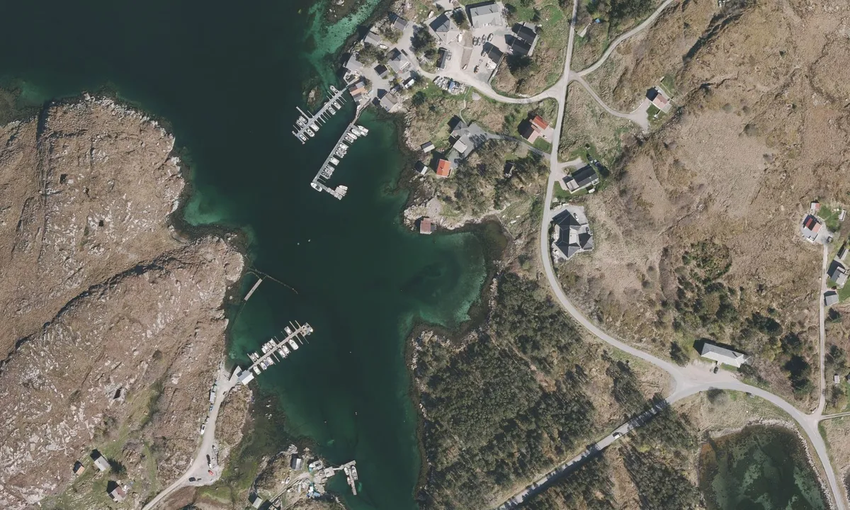 Flyfoto av Svellingen Marina