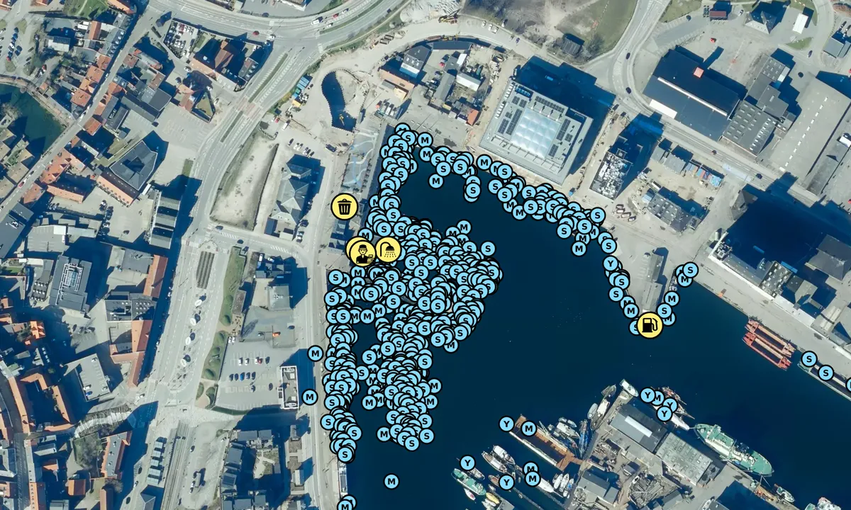 Satelite image of Svendborg Havn