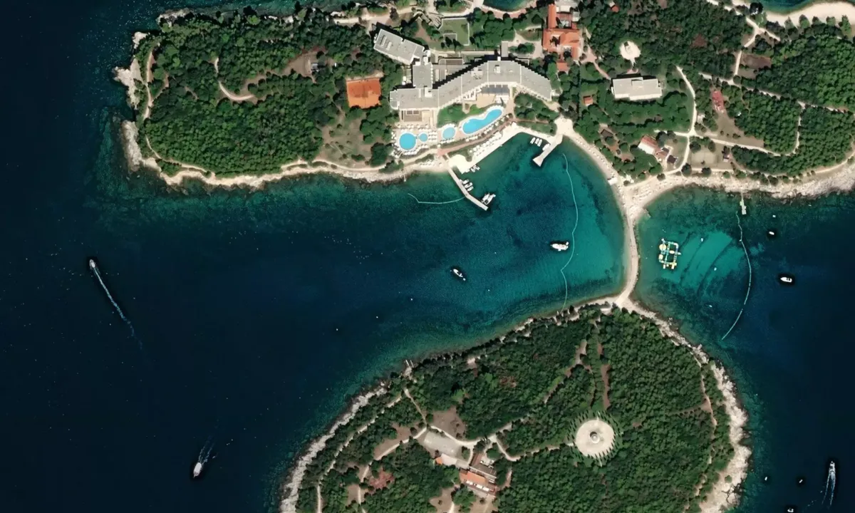 Flyfoto av Sveti Andrija