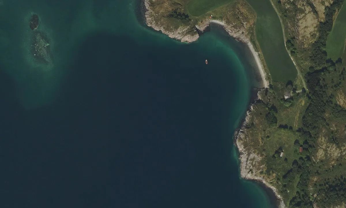 Flyfoto av Svinvika