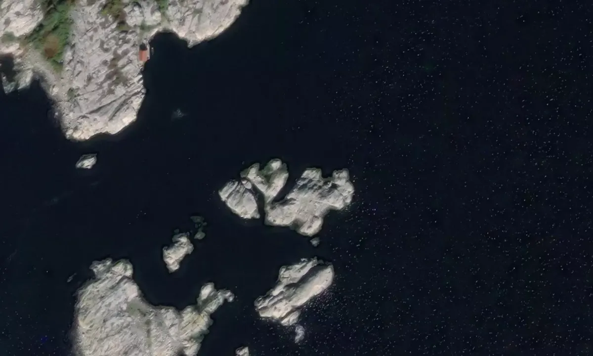 Satelite image of Syd-Hallsö skjær