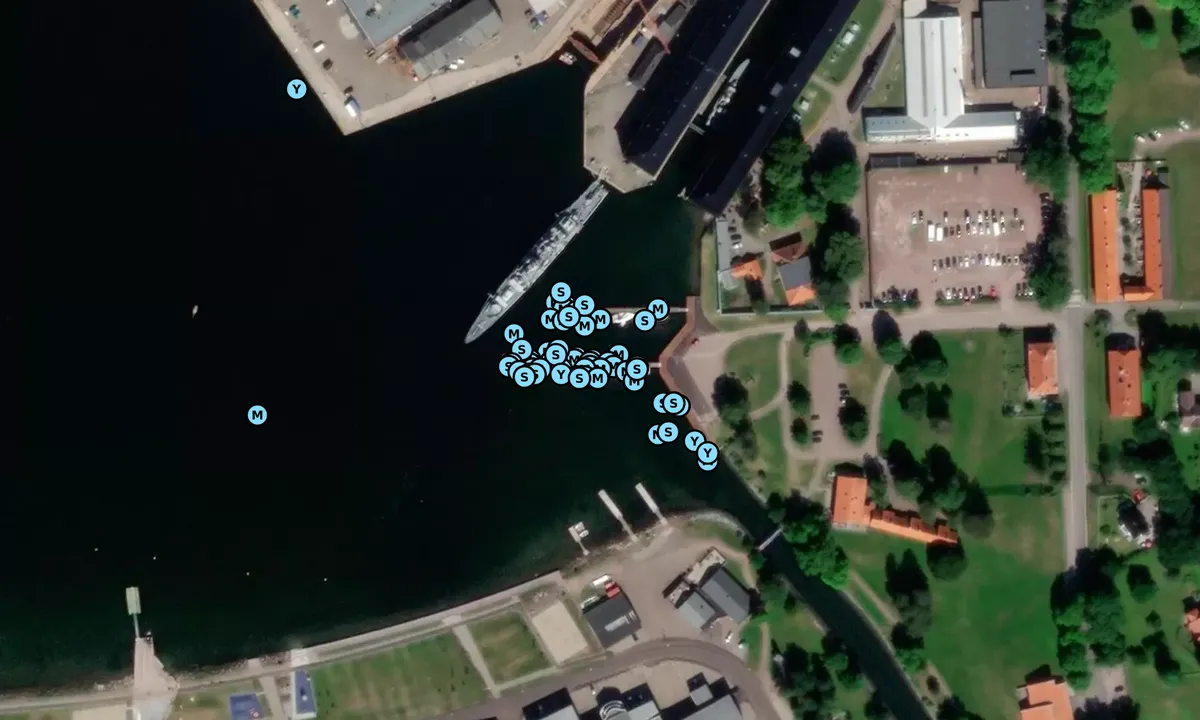 Satelite image of Sykehusbrygga