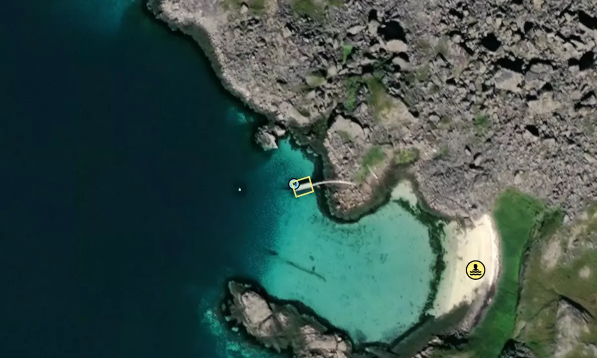 Satelite image of Taborhavn Hasvik