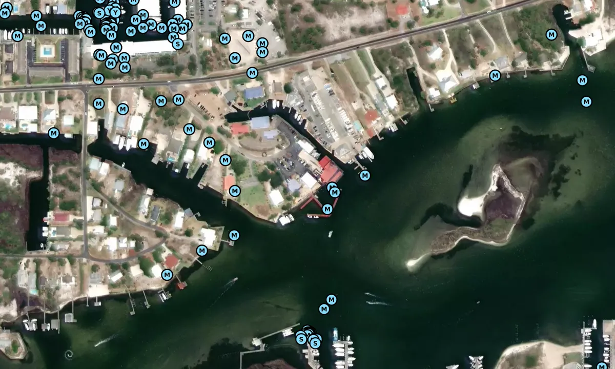 Satelite image of Tacky Jacks Grill