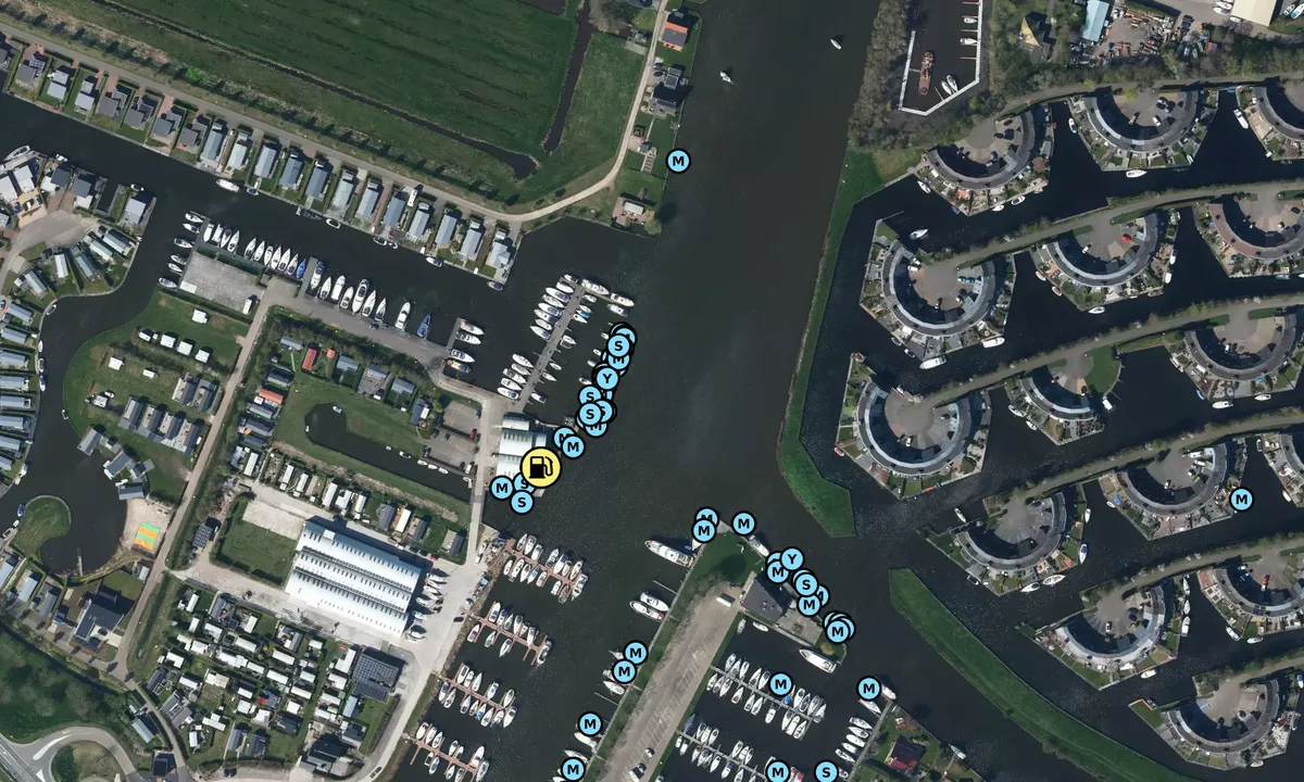 Satelite image of Tacozijl Yacht Harbour