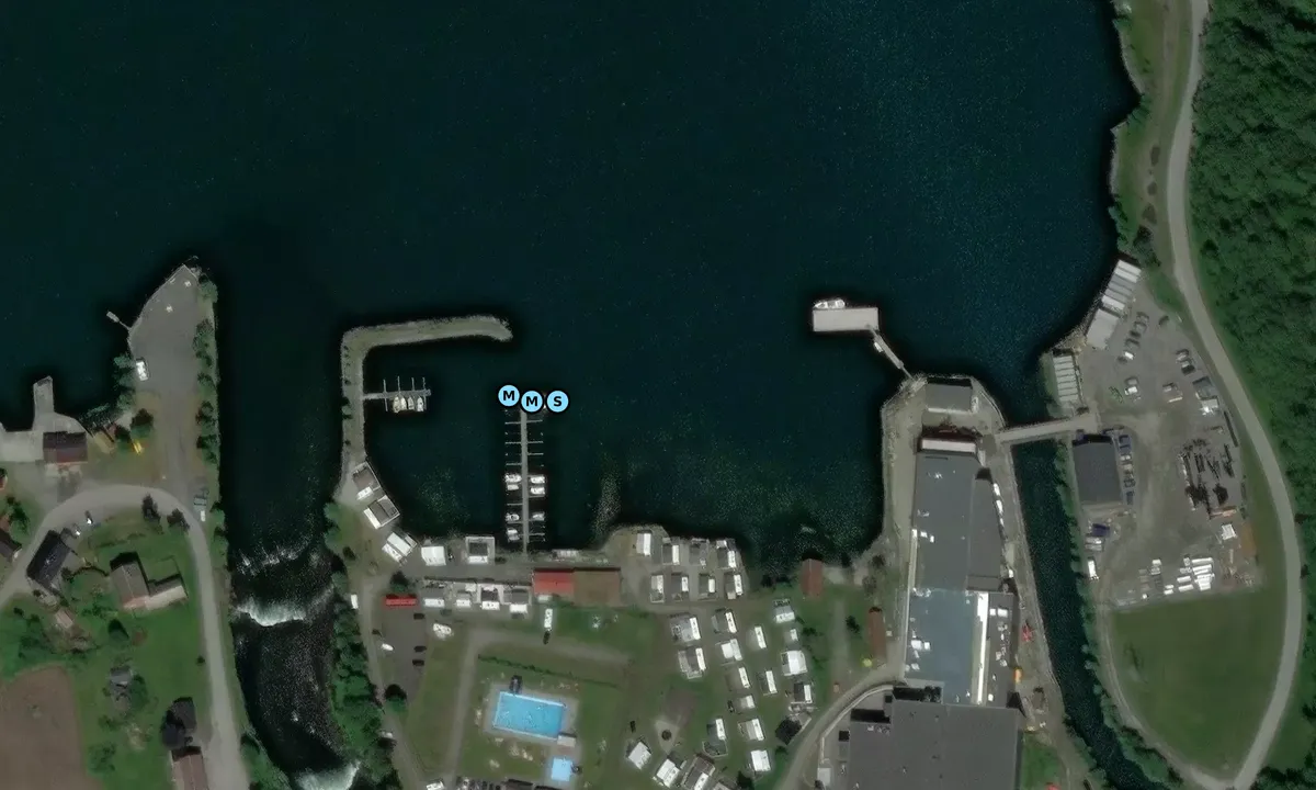 Satelite image of Tafjord Båthavn og Camping