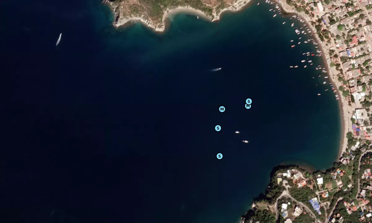 Satelite image of Taganga Village