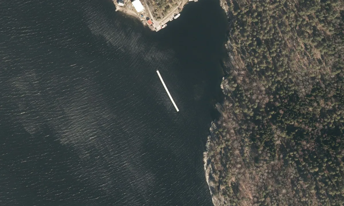 Flyfoto av Tåjebukta - Håøya