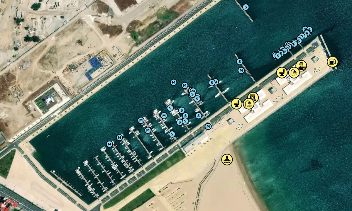 Satelite image of Tanja Marina Bay