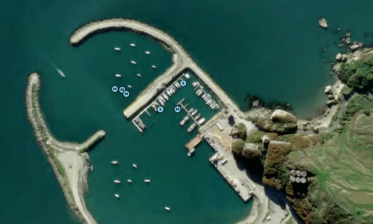 Satelite image of Tarakohe Marina