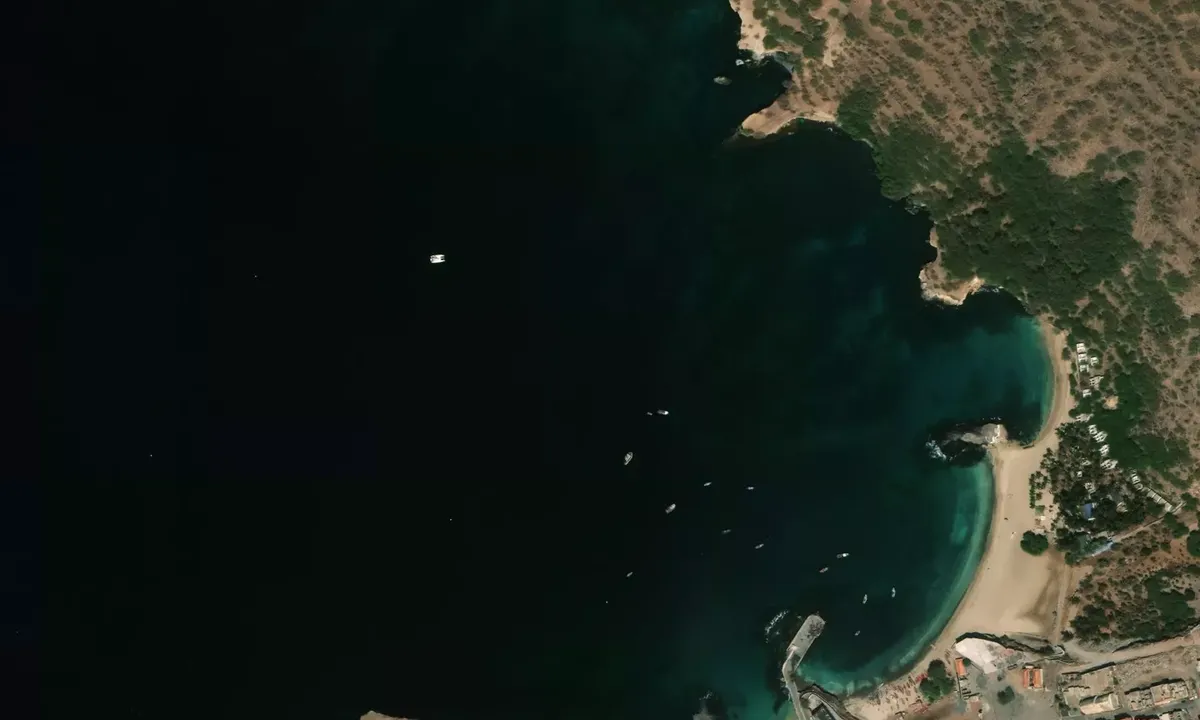 Satelite image of Tarrafal