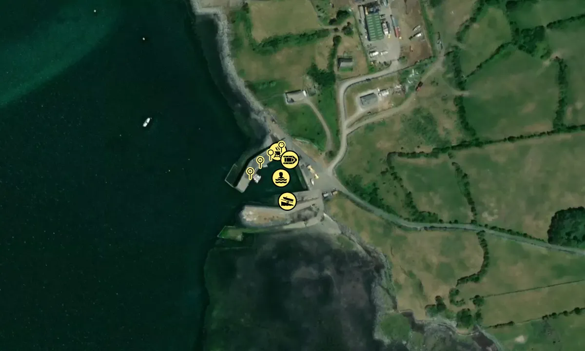 Satelite image of Tarrea pier
