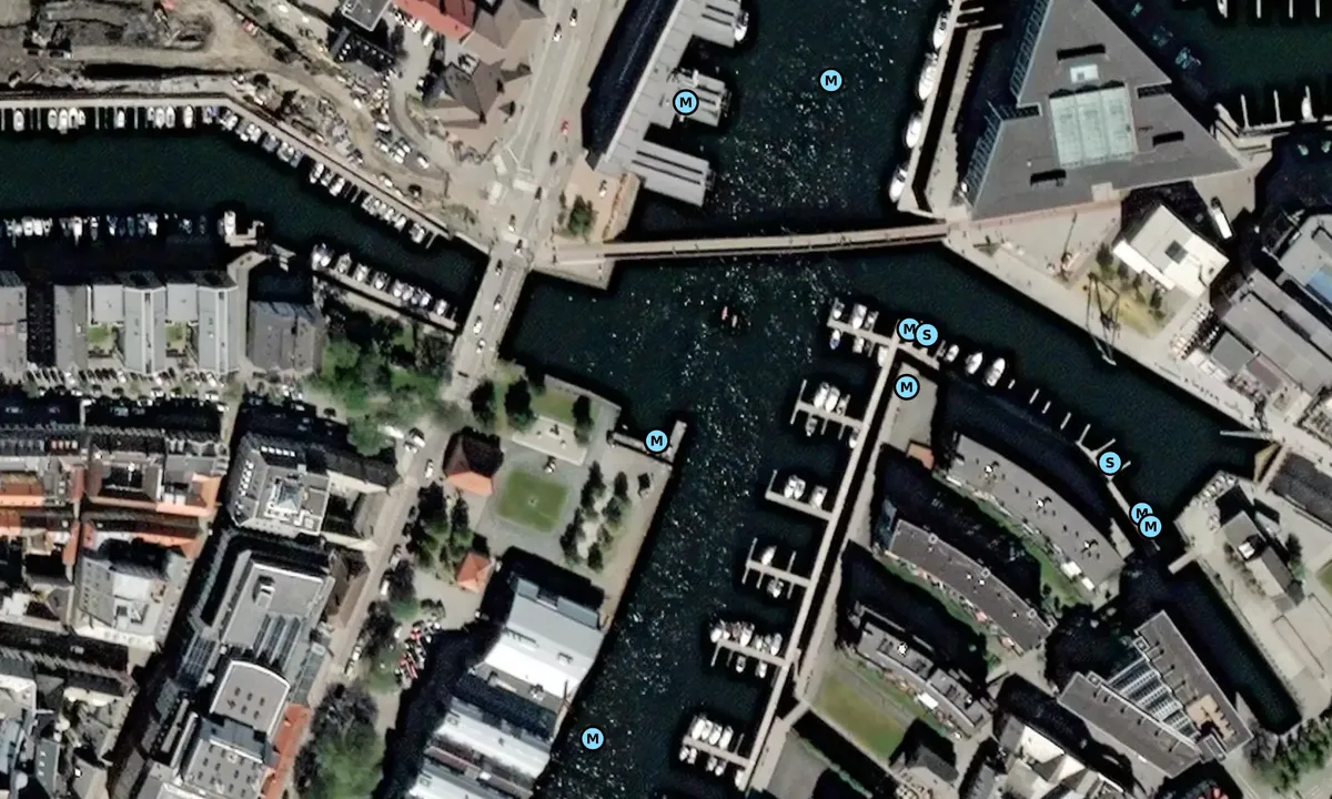 Satelite image of Tavern Gjestehavn