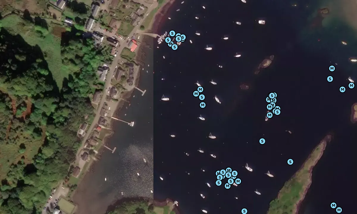 Satelite image of Tayvallich Bay