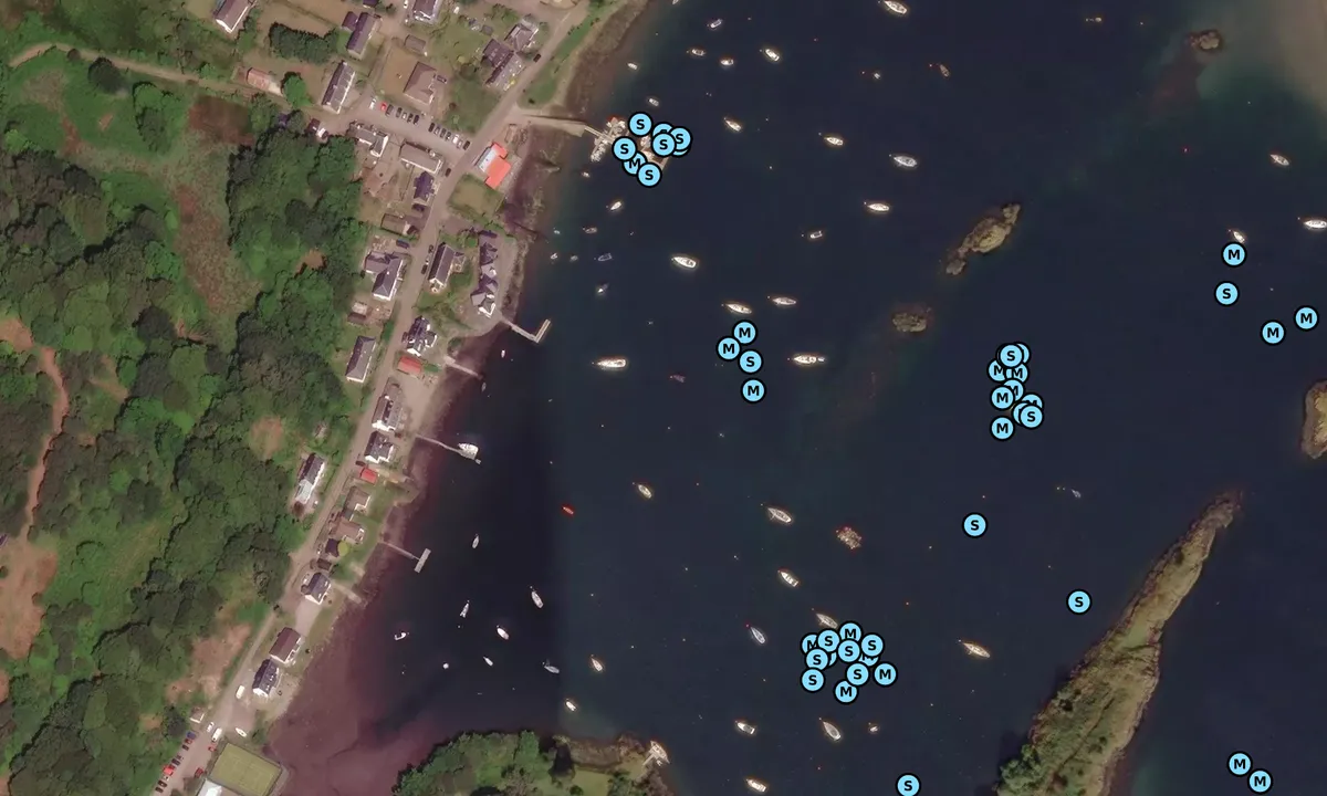 Satelite image of Tayvallich Bay