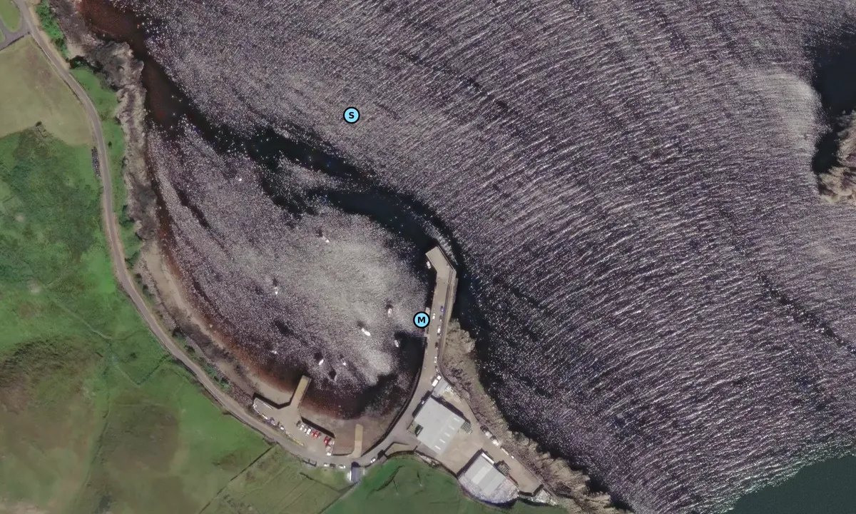 Satelite image of Teelin pier