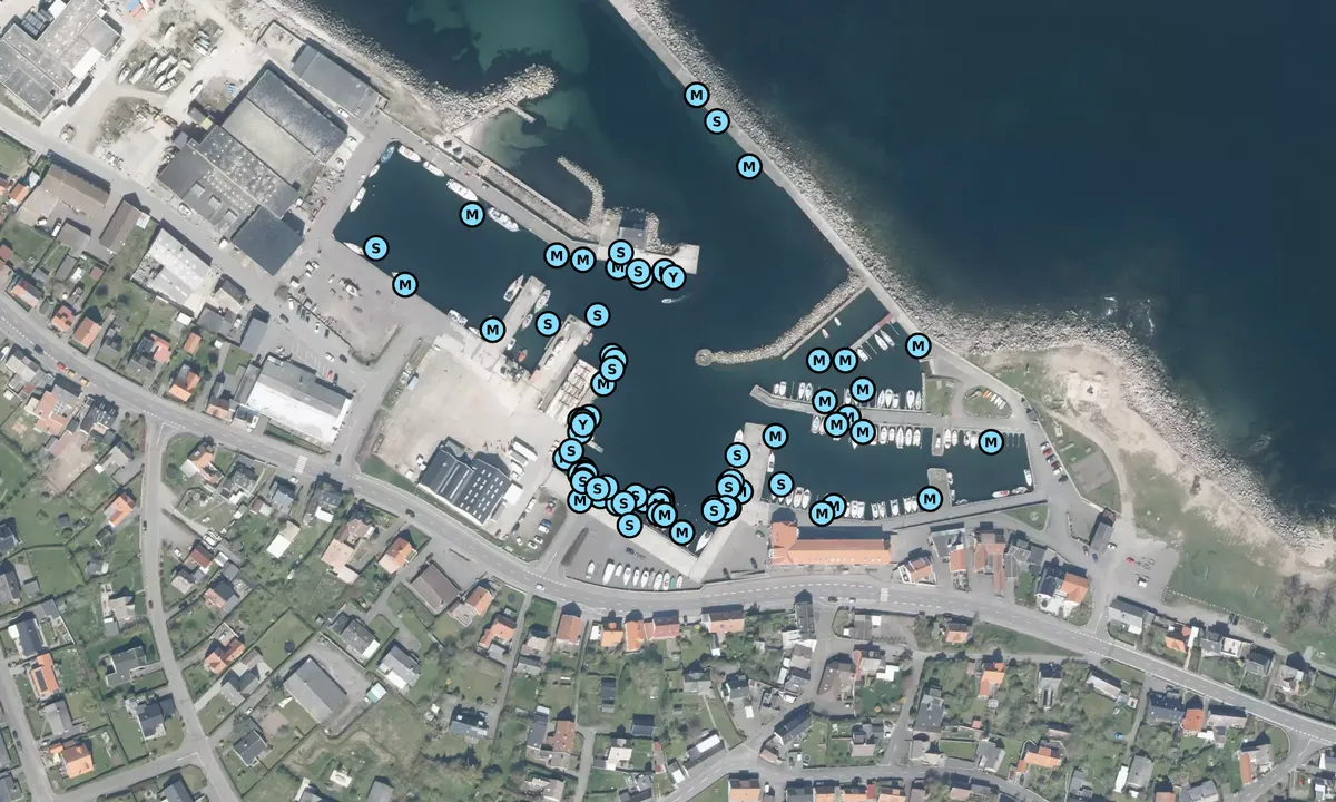 Satelite image of Tejn Havn