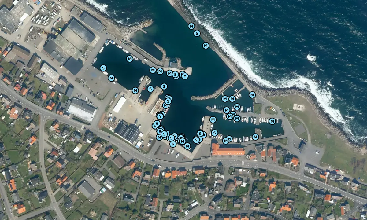 Satelite image of Tejn Havn