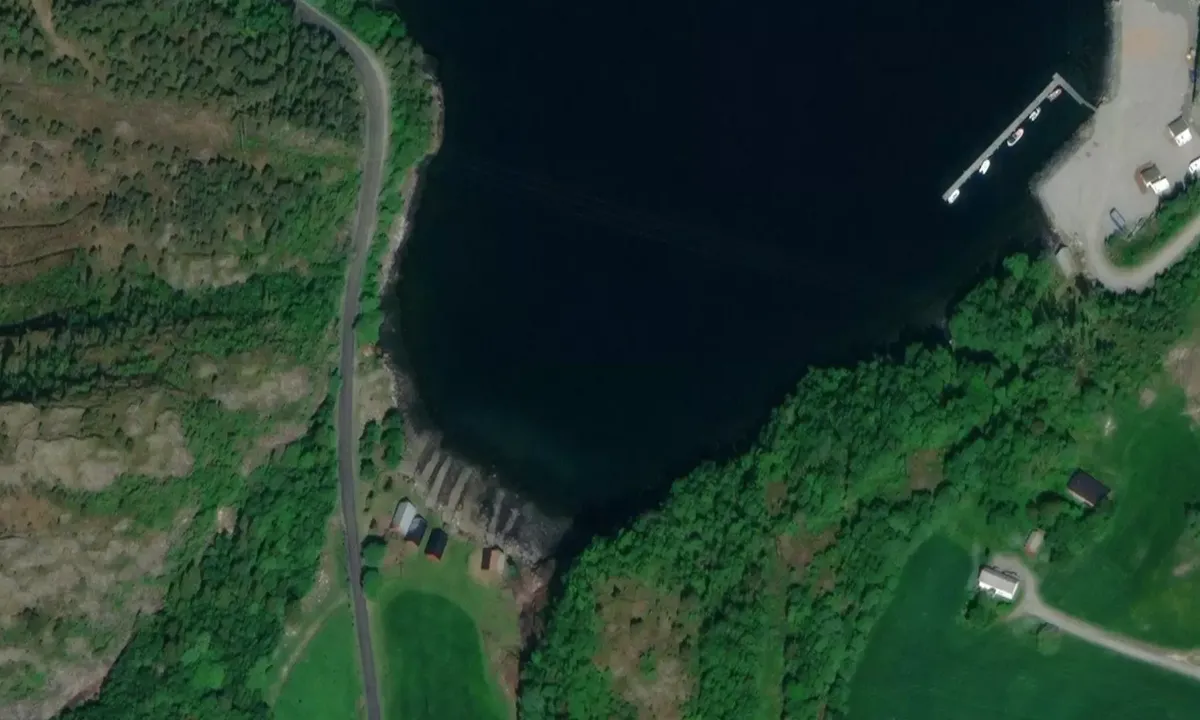 Satelite image of Tennfjordvågen